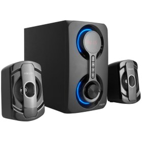 Resim Mikado Md-221bt 2 1 40w Siyah Usb Tf Cart Fm Bluetootk Speaker 