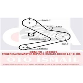 Resim GATES 5495XS TRIGER EKSANTRIK KAYISI DUCATO / MASTER / MOVANO 2.8 