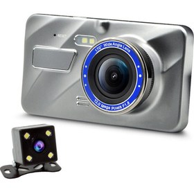 Resim Geekyou Araç İçi Dvr Kaydedici: Ön-arka İki Kameralı, 1080p Full Hd, Gece Görüşü, 4" Ips Ekran, Otomatik Kayıt Ve Park Monitörü 