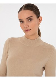Resim Pierre Cardin Kadın Bej Kazak /triko 50315768-vr011 Bej 