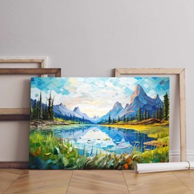 Resim Panoramik Manzara - 90x60 