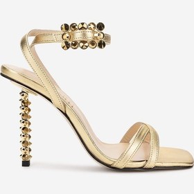 Resim Valmenti Kadın Hakiki Deri Dore Topuklu Ayakkabı 594 1519 Bn Ayk Y25 Dore Dore 