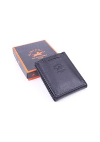 Resim West Polo 595 Erkek Hakiki Deri Kartlık & Cüzdan-Siyah-Standart 