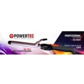 Resim Powertec Tr-38 Saç Maşası Seramik 38mm Tr38 J-200 