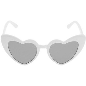 Resim Joyhub Kadın Kalp Şeklinde Siyah Güneş Gözlüğü Moda Parti Aksesuar Uk2s8j Şeffaf 