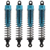Resim Symbee 1:10 Rc4wd Hsp Dhk Büyük Tekerlekli Araç İçin 100mm Mavi Süspansiyon Seti 4 Adet 