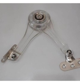 Resim Mekal Lale Makas Cırcırlı Dolap Pistonu / Şeffaf Plastik 