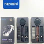 Resim Haino Teko Watch 4 Pro RW32 Curved Amoled Ekran 3 Kordon Akıllı Saat SİYAH RENK 