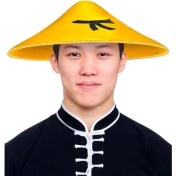 Resim TE Dükkan Uzak Doğu Asyalı Şapkası Sarı Renk 