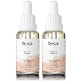 Resim Zaroza Yaşlanma Karşıtı Collagen & Niacinamide & 24k Altın Yapraklı Serum 30 Ml 2 Paketi 