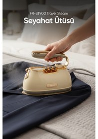Resim Fressi FR-ST900 1500 W Travel Steam Seyahat Tipi Taşınabilir Buharlı Ütü 