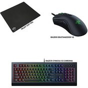 Resim Razer Cynosa v2 Chroma + Razer Deathadder v2 + Trust GXT 754 Bundle 