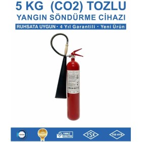 Resim 5 Kg(Co2) Karbondioksitli Yangın Söndürme Cihazı 