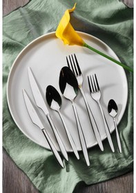 Resim Onon Assos 12 Kişilik 89 Parça Çatal Kaşık Bıçak Takımı 