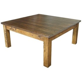 Resim Hedenberjit Masif Ahşap Kare Sehpa 