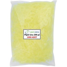 Resim Aropi Pipet Ucu 200 Μl Sarı 1000 Adet / Paket 
