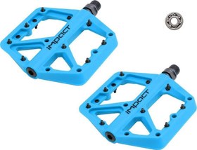 Resim İmpact Comp Rulmanlı Mavi Plastik Bisiklet Pedalı 