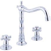 Resim Fkn Koç 3 Delikli Krom Lavabo Bataryası 
