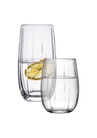 Resim Paşabahçe 12'li Linka Su Bardak - Su Meşrubat Bardağı 2 Boy Sade 