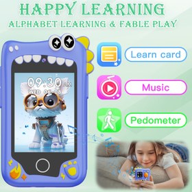 Resim 1 adet akıllı telefon, 8GB hafıza kartı ve kart okuyucu, çift kamera, 1080P video özelliği ve 5 oyun ile birlikte. Erkek ve kızlar için ideal, mükemmel bir Noel veya doğum günü hediyesi, Aile Hediyesi,Oyunbaz Cihaz,Dayanıklı Yapı,Çocuk Güvenliği Malzemesi,Oyun Akıllı Telefonu,Video Kayıt Telefonu 