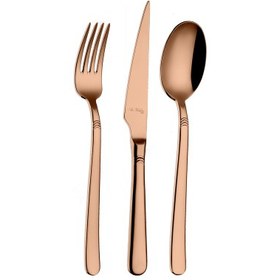 Resim Aryıldız Fiore S Bronz Pvd 24 Parça Çatal Kaşık Bıçak 