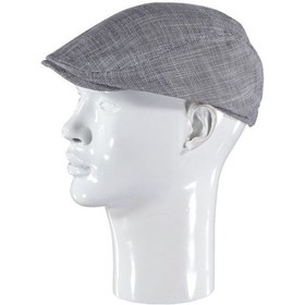 Resim Reva Yazlık Keten London Kasket Spor Kasket Şapka Gri 