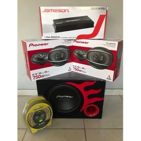 Resim Pıoneer 750W Tam Set Oto Ses Sistemi 