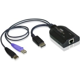 Resim Aten Usb Displayport Sanal Medya Kvm Adaptörü, Smart Card Desteği usb Displayport Virtual Media Kvm Adapt 