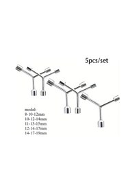 Resim Gateesat 5 Adet Y Tipi Trident Soket Anahtarı Seti Ev Aleti Çok Fonksiyonlu Bike Motor Tamir 