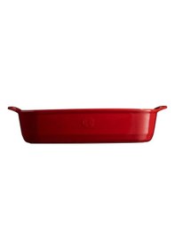 Resim Emile Henry Fırın Kabı Dikdörtgen 42 x 28 cm Kırmızı/Burgundy -34 