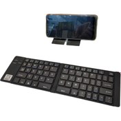 Resim STAND MARKET Folding Bluetooth Klavye Gümüş 