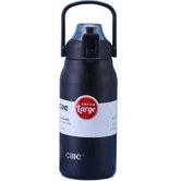 Resim Büyük Kapasiteli Paslanmaz Çelik Açık Spor Seyahat Sürahisi Pipetli Taşınabilir Su Bardağı 