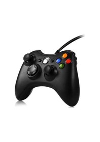 Resim Xbox 360 Gamepad Joystick Kablolu Oyun Kolu Pc-360 Uyumlu Siyah 