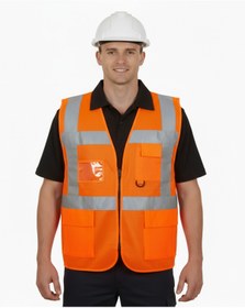 Resim PandaForma Hi-Vis Reflektörlü Mühendis İkaz Yeleği 