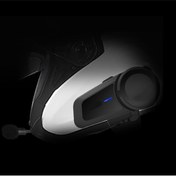 Resim whitetech Motosiklet Kask Kulaklık M2 Su Geçirmez 6 Riders Grubu Talking Intercom Bluetooth 5.0 Fm Radyo 