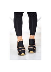 Resim Erkan Saçmacı Barbara Altın Streç Gizli Dolgu Günlük Ayakkabı Altın 