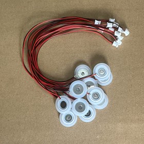 Resim 12 Adet 16mm Mikro Sis Püskürtme Diski, 18cm/7.1in İp Uzunluğu, DIY Sulama Aksesuarı 