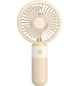 Resim Taşınabililir Mini Usb Şarjlı 3 Kademeli El Masaüstü Vantilatör Fan Soğutucu Ym88214 Kahverengi Açık 
