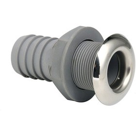 Resim Krom Flanşlı Sintine Çıkışı. Tekne Ve Karavan Su Çıkışı. 2" 