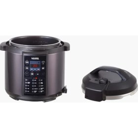 Resim Vestel Ziyafet Basınçlı Pişirici 1000W 5.5 L Paslanmaz Çelik Otomatik Sıcak Tutma Fonksiyonlu 
