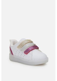 Resim Vicco Sun Işıklı Kız Okul Öncesi Beyaz/fuşya Sneaker Beyaz - Fuşya 