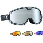 Resim Maoyaya Mj-1068 Motokros Rüzgar Geçirmez Motosiklet Gözlüğü Siyah-gümüş 