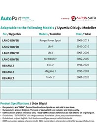 Resim Renault Clio 2, Megane 1, Trafic 2 İçin Döşeme Klipsi- 100'lü 