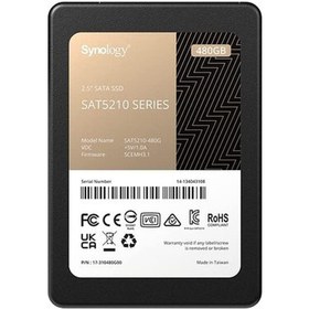Resim SYNOLOGY SAT5210-480G SAT5200 480GB Sata 6 Gb/s 530-500MB/S Dahili Disk 