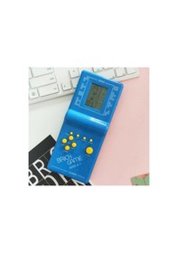 Resim Tetris Oyunu Nostaljik Dijital El Atarisi Oyuncak 1 Adet Piller Ürüne Dahil Mavi Renk 