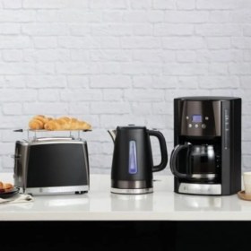 Resim Russell Hobbs Mat Su Isıtıcısı 1.7L Paslanmaz Çelik Siyah 2400 W Otomatik Kapanma Özelliği ile 