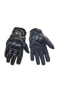 Resim MOTARİ Shoftshell Yumruk ve Avuç içi korumalı Suya dayanıklı Kamuflaj desenli Kışlık 