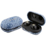 Resim Guess Lisanslı Klasik Metal Yazı Logolu Tws Kulak İçi Bluetooth Kulaklık 