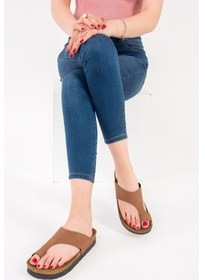 Resim Fox Shoes Taba Kadın Terlik D777812002 