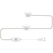 Resim Dofolink Led Makyaj Aynası Işık Kaynağı - 3 Renk Tonu, Usb Dokunmatik Kontrol, Sürekli Parlaklık Regülasyonu, 2 Ampul 